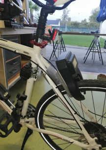 Mounting process of bike lock step 1