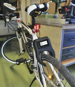 Mounting process of bike lock step 2