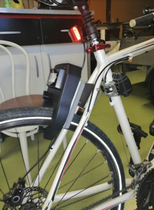 Mounting process of bike lock step 3