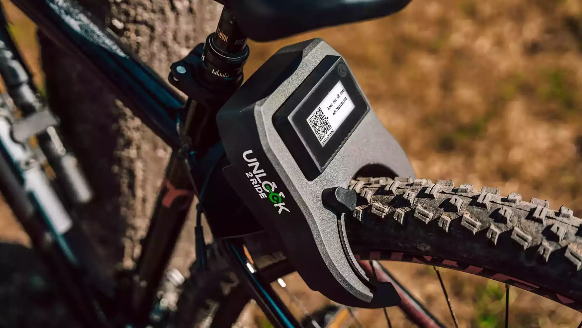 Bicycle lock with alarm